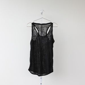 Zadig & Voltaire Blue Delta Burn Tank Top
